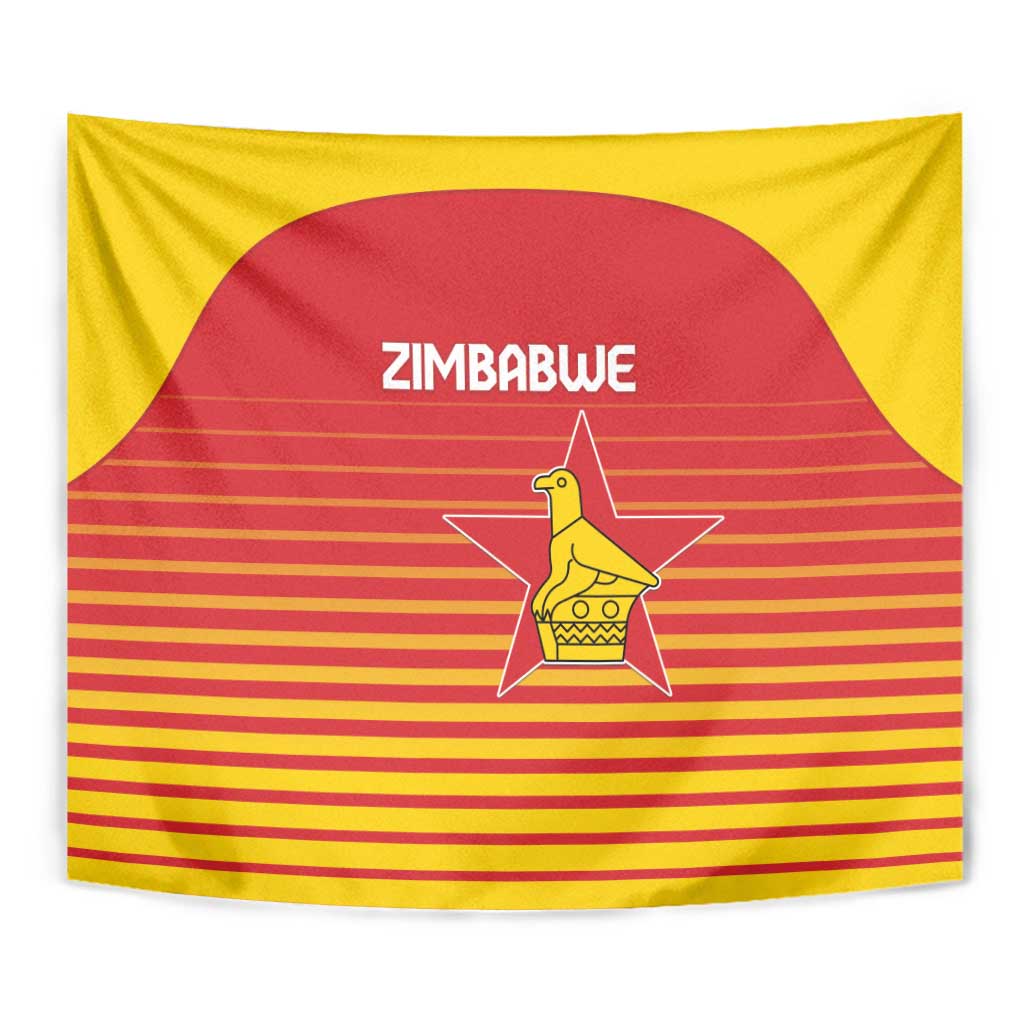 Zimbabwe Cricket Tapestry Go Chevrons Go - Wonder Print Shop