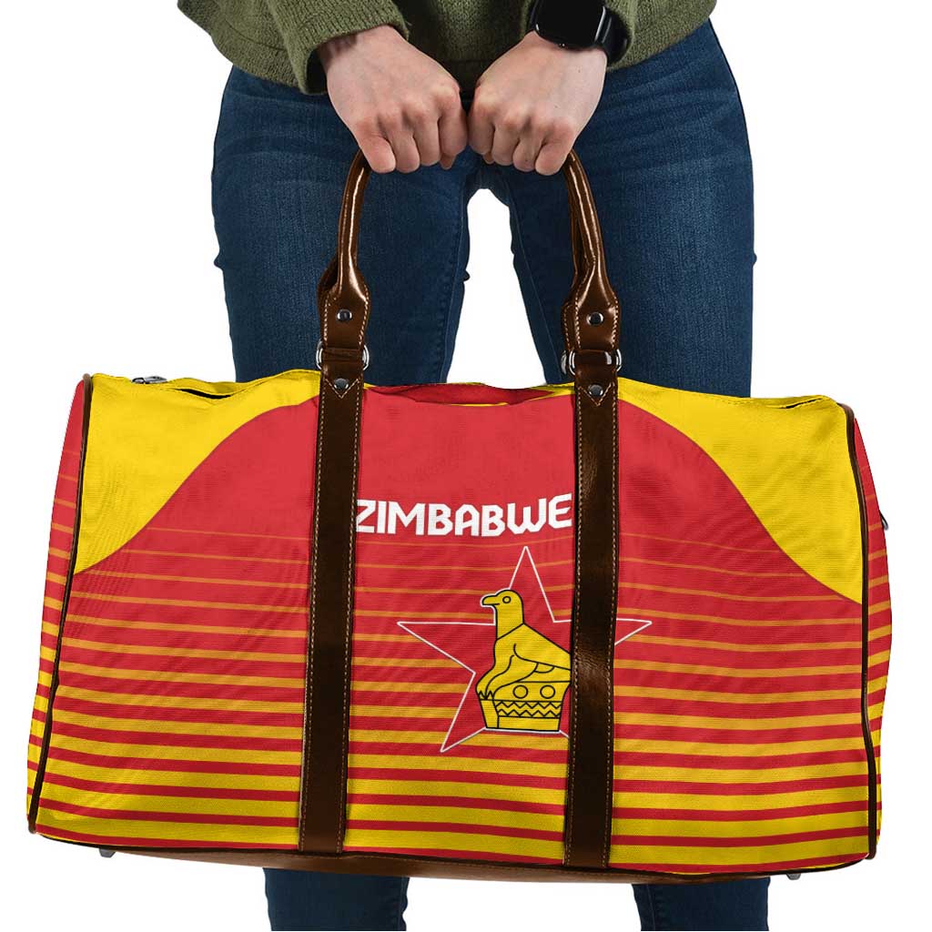 Zimbabwe Cricket Travel Bag Go Chevrons Go - Wonder Print Shop