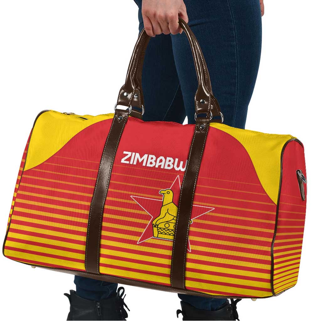Zimbabwe Cricket Travel Bag Go Chevrons Go - Wonder Print Shop