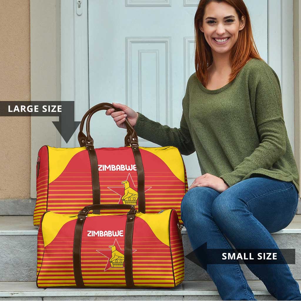 Zimbabwe Cricket Travel Bag Go Chevrons Go - Wonder Print Shop