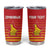 Custom Zimbabwe Cricket Tumbler Cup Go Chevrons Go - Wonder Print Shop