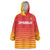 Custom Zimbabwe Cricket Wearable Blanket Hoodie Go Chevrons Go - Wonder Print Shop