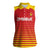 Custom Zimbabwe Cricket Women Sleeveless Polo Shirt Go Chevrons Go - Wonder Print Shop
