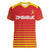 Custom Zimbabwe Cricket Women V-Neck T-Shirt Go Chevrons Go - Wonder Print Shop