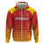 Custom Zimbabwe Cricket Zip Hoodie Go Chevrons Go - Wonder Print Shop