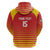 Custom Zimbabwe Cricket Zip Hoodie Go Chevrons Go - Wonder Print Shop