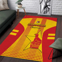 Zimbabwe Cricket Area Rug Go Champions LT15