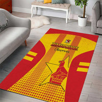 Zimbabwe Cricket Area Rug Go Champions LT15