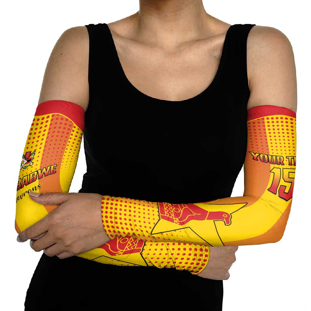 Custom Zimbabwe Cricket Arm Sleeves Go Champions - Wonder Print Shop