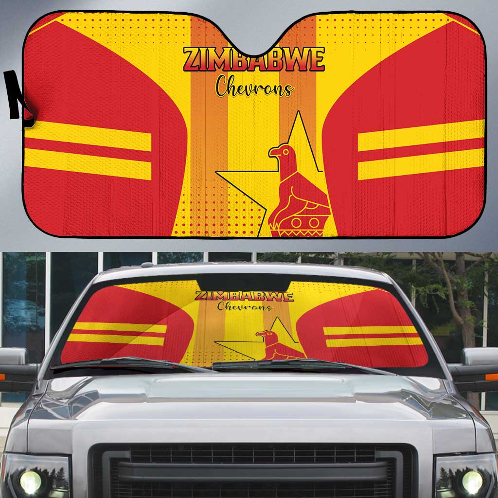 Zimbabwe Cricket Auto Sun Shade Go Champions - Wonder Print Shop