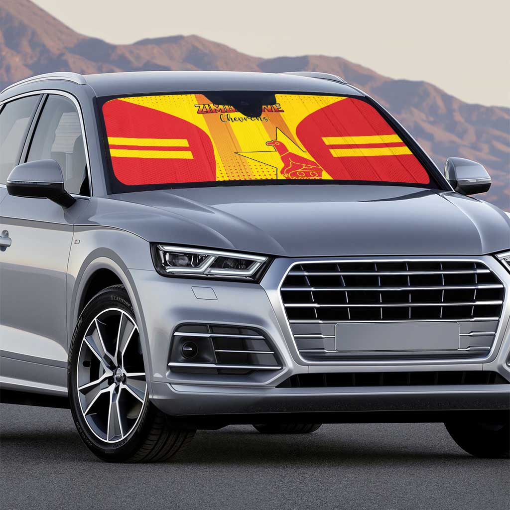 Zimbabwe Cricket Auto Sun Shade Go Champions - Wonder Print Shop