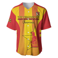 Custom Zimbabwe Cricket Baseball Jersey Go Champions - Wonder Print Shop