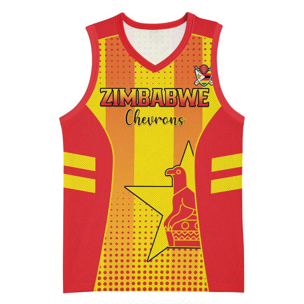 Custom Zimbabwe Cricket Basketball Jersey Go Champions - Wonder Print Shop