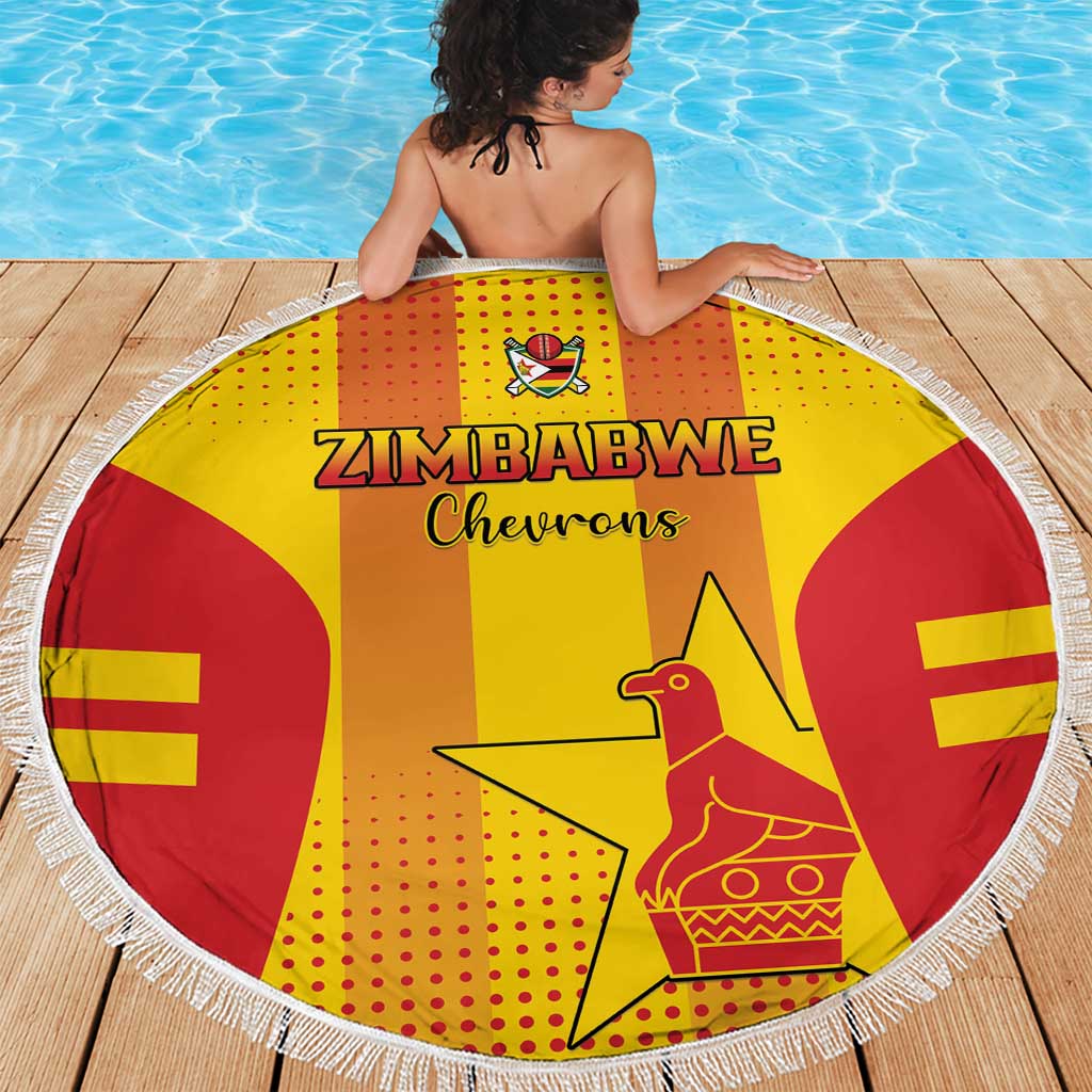 Zimbabwe Cricket Beach Blanket Go Champions LT15
