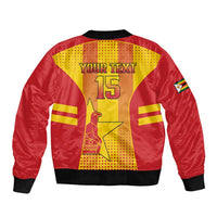 Custom Zimbabwe Cricket Bomber Jacket Go Champions - Wonder Print Shop
