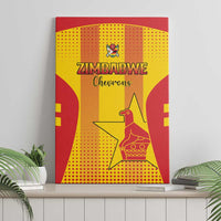 Zimbabwe Cricket Canvas Wall Art Go Champions LT15