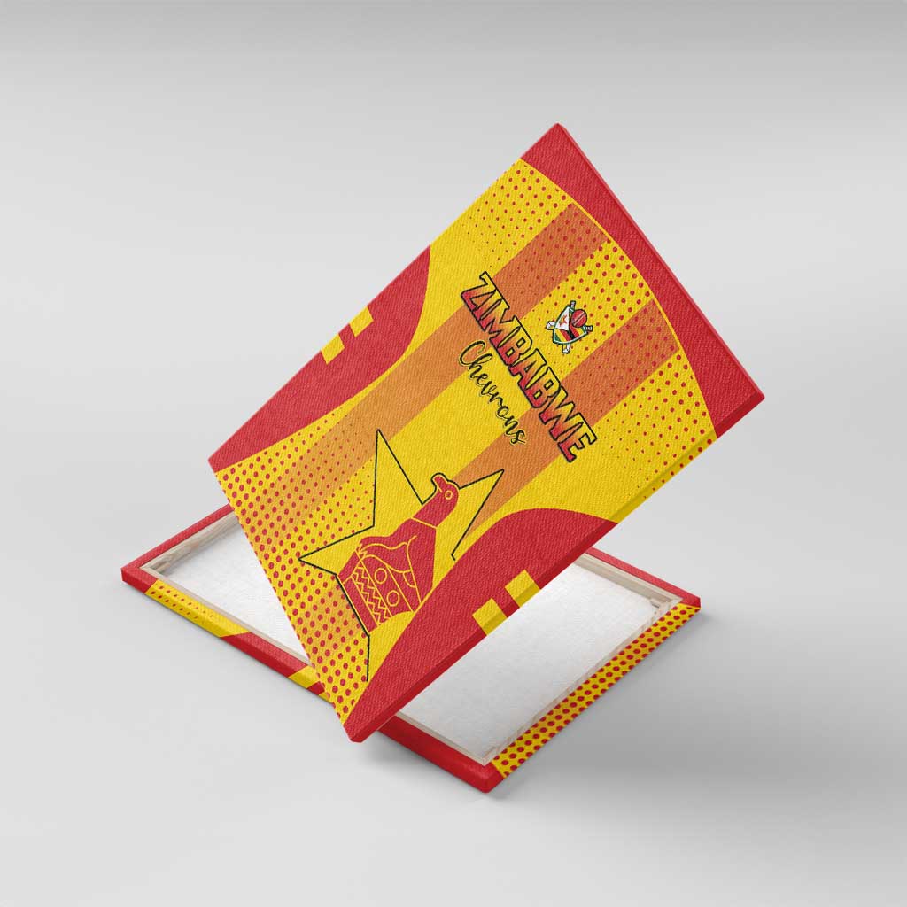 Zimbabwe Cricket Canvas Wall Art Go Champions LT15