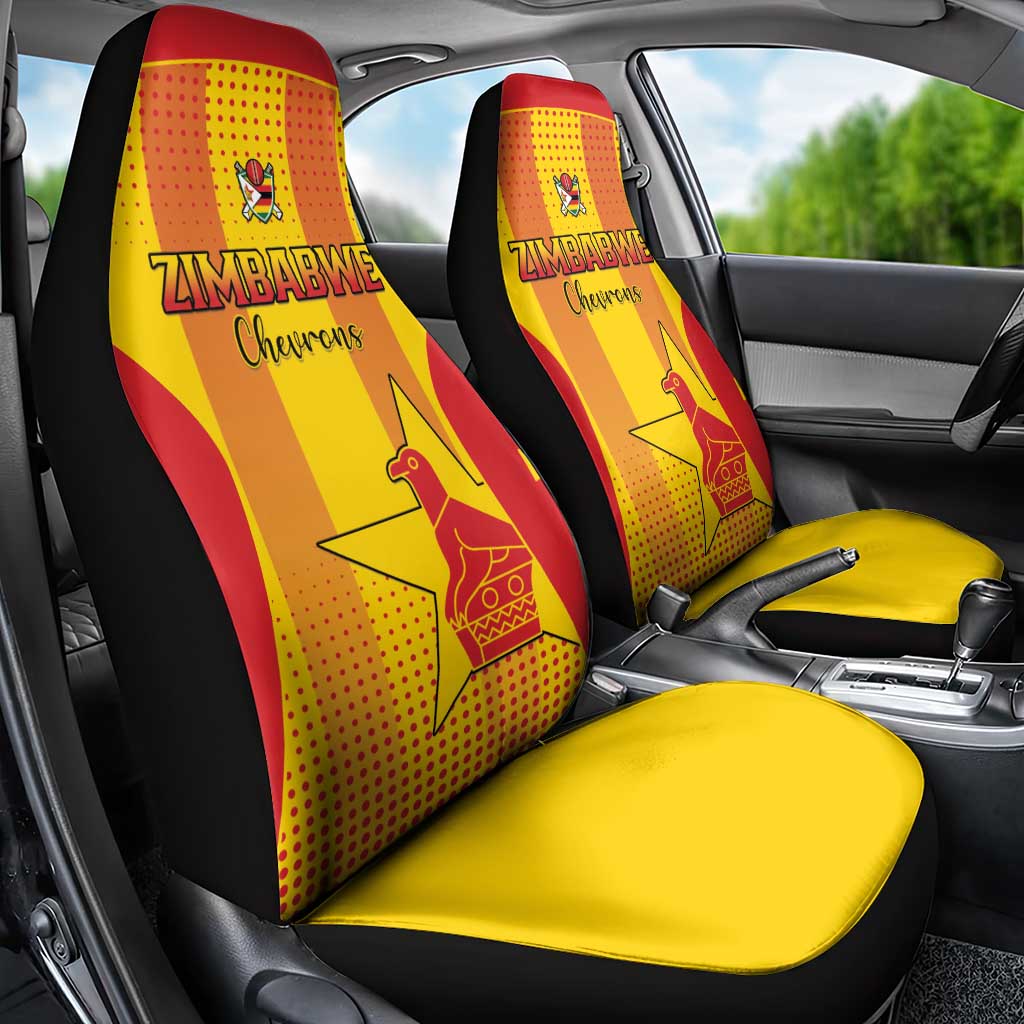 Zimbabwe Cricket Car Seat Cover Go Champions LT15