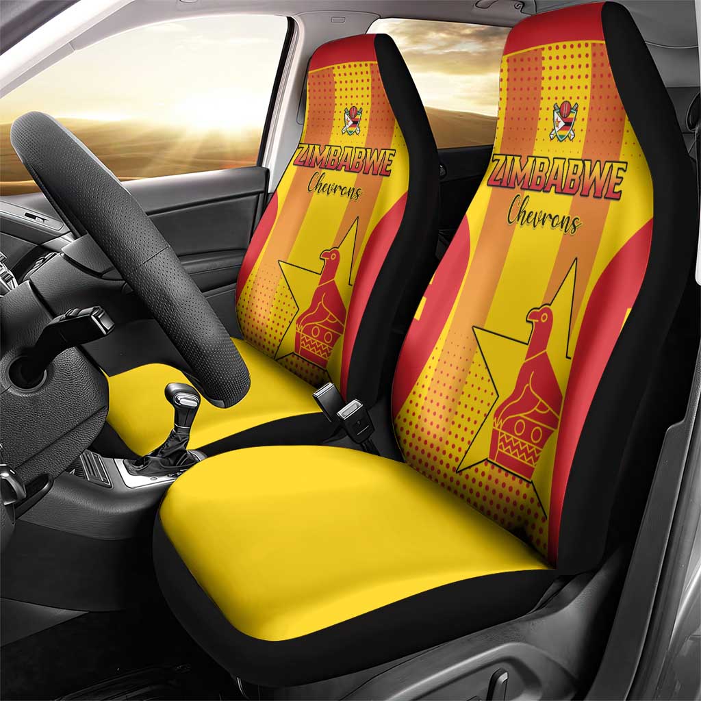 Zimbabwe Cricket Car Seat Cover Go Champions LT15
