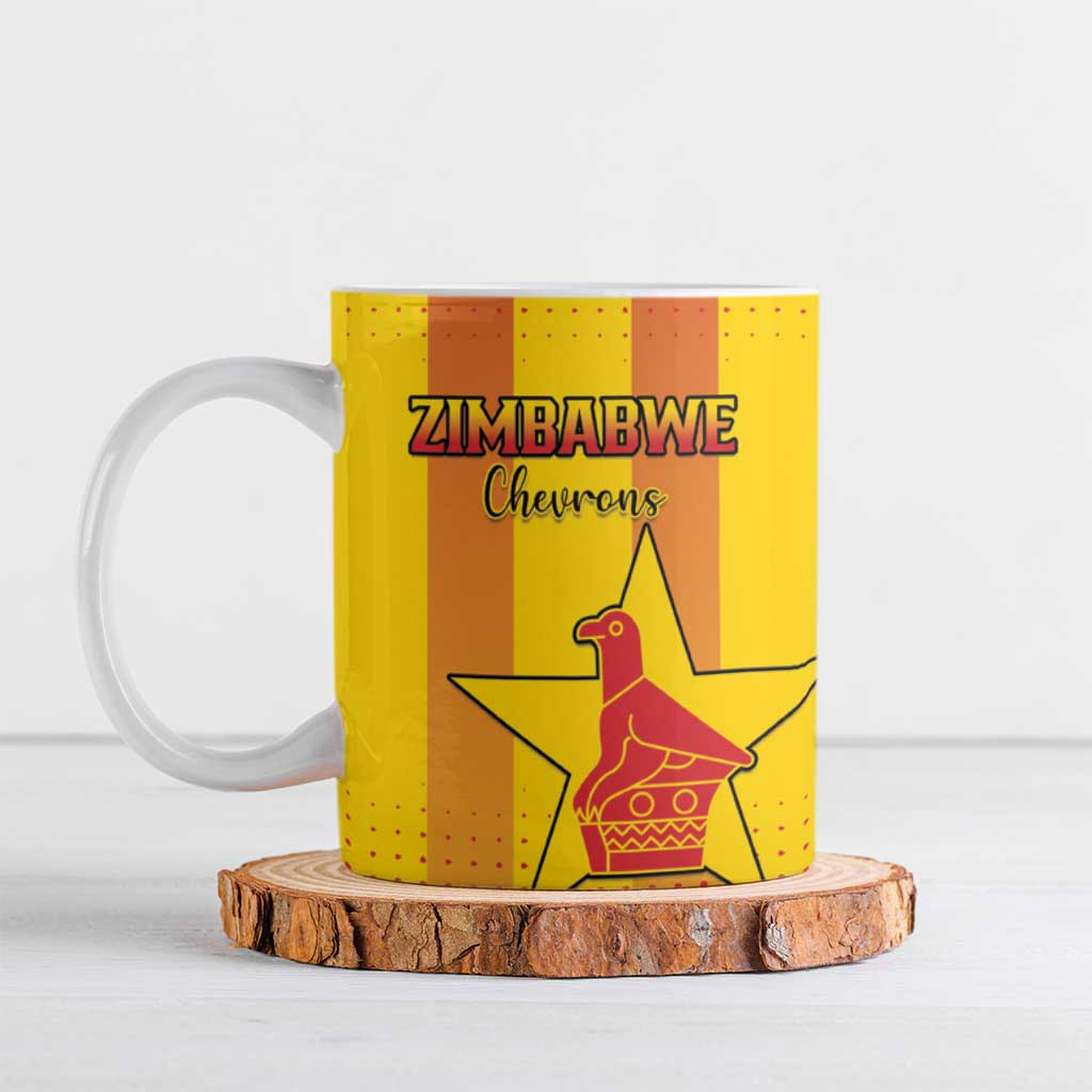 Custom Zimbabwe Cricket Ceramic Mug Go Champions - Wonder Print Shop