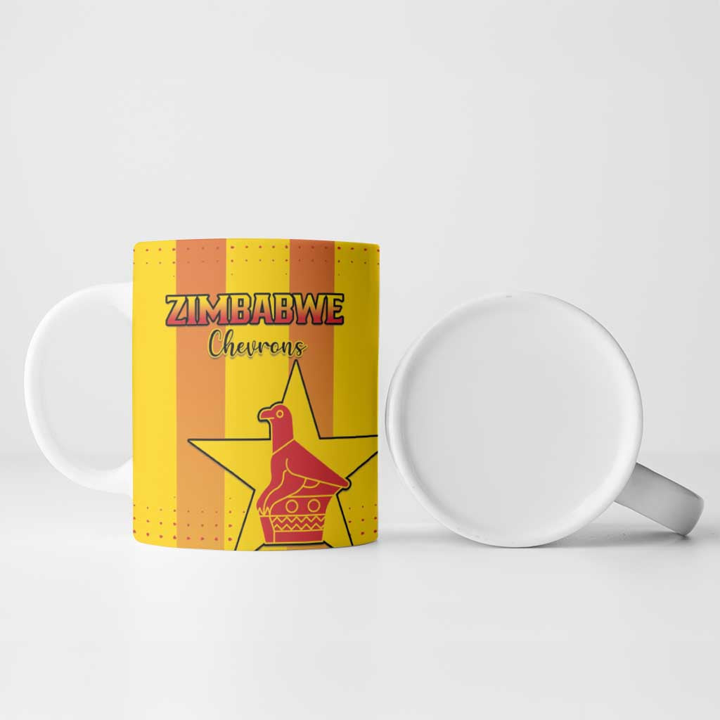 Custom Zimbabwe Cricket Ceramic Mug Go Champions - Wonder Print Shop