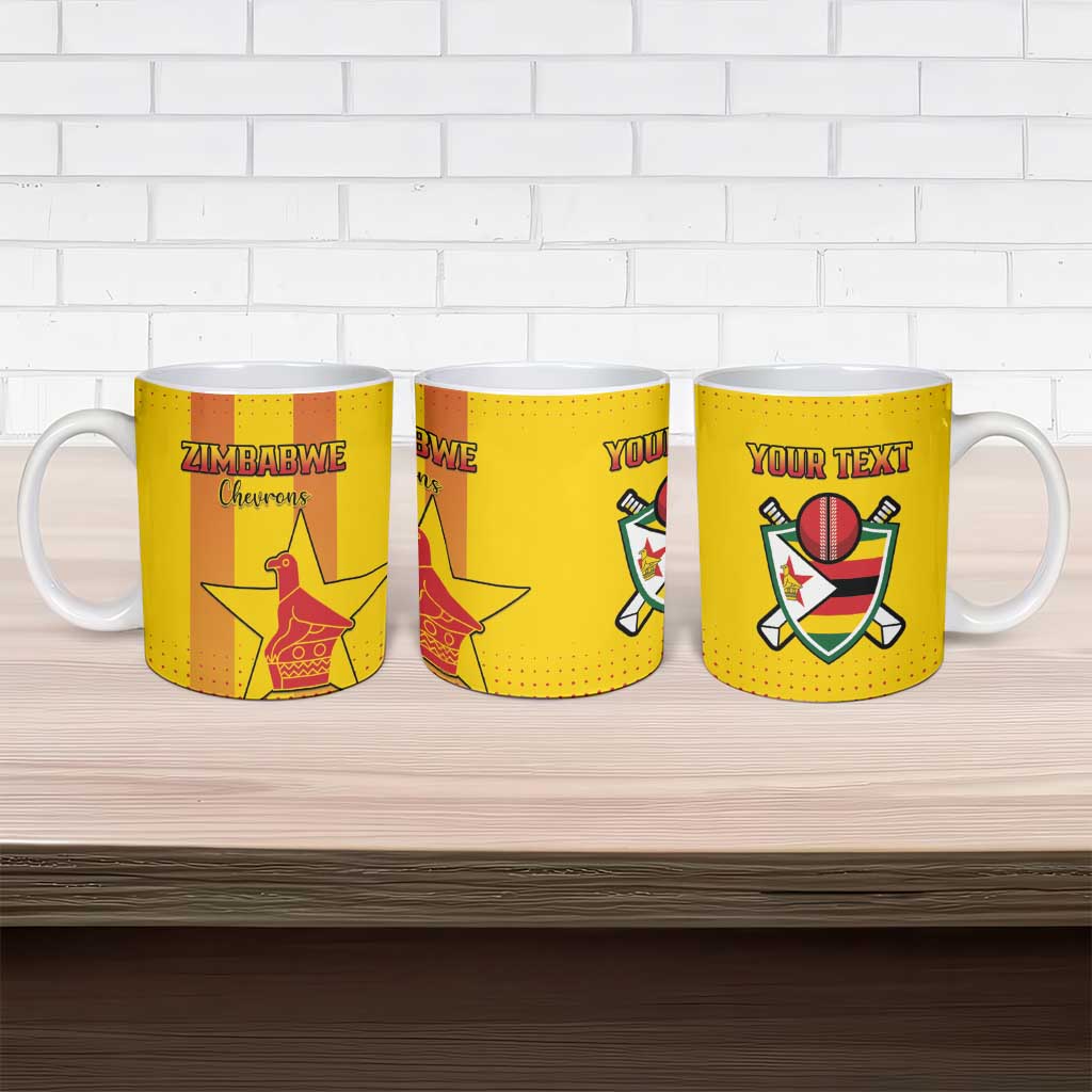 Custom Zimbabwe Cricket Ceramic Mug Go Champions - Wonder Print Shop