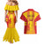 Custom Zimbabwe Cricket Couples Matching Mermaid Dress and Hawaiian Shirt Go Champions - Wonder Print Shop