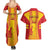 Custom Zimbabwe Cricket Couples Matching Summer Maxi Dress and Hawaiian Shirt Go Champions - Wonder Print Shop