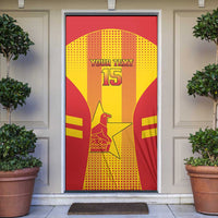 Custom Zimbabwe Cricket Door Cover Go Champions - Wonder Print Shop