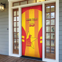 Custom Zimbabwe Cricket Door Cover Go Champions - Wonder Print Shop