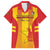 Custom Zimbabwe Cricket Family Matching Puletasi and Hawaiian Shirt Go Champions - Wonder Print Shop