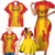Custom Zimbabwe Cricket Family Matching Short Sleeve Bodycon Dress and Hawaiian Shirt Go Champions - Wonder Print Shop