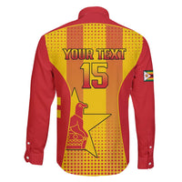 Custom Zimbabwe Cricket Family Matching Short Sleeve Bodycon Dress and Hawaiian Shirt Go Champions - Wonder Print Shop