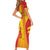 Custom Zimbabwe Cricket Family Matching Short Sleeve Bodycon Dress and Hawaiian Shirt Go Champions - Wonder Print Shop