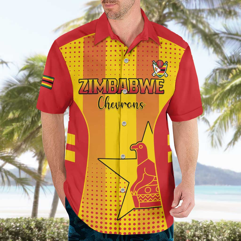 Custom Zimbabwe Cricket Hawaiian Shirt Go Champions - Wonder Print Shop