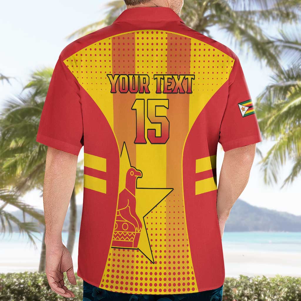 Custom Zimbabwe Cricket Hawaiian Shirt Go Champions - Wonder Print Shop