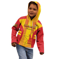Custom Zimbabwe Cricket Kid Hoodie Go Champions - Wonder Print Shop