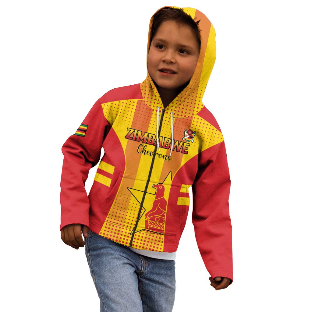 Custom Zimbabwe Cricket Kid Hoodie Go Champions - Wonder Print Shop