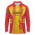 Custom Zimbabwe Cricket Long Sleeve Polo Shirt Go Champions - Wonder Print Shop