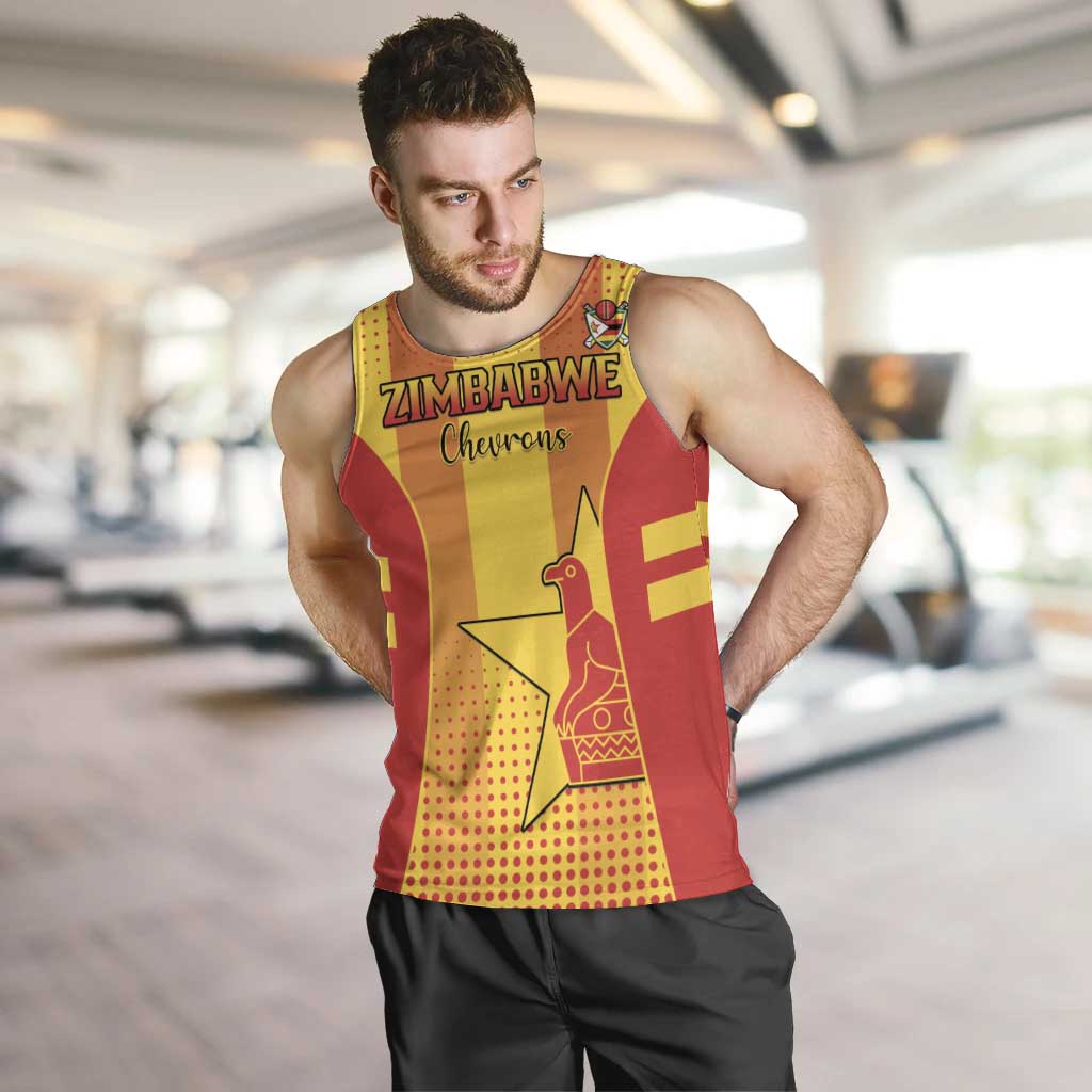 Custom Zimbabwe Cricket Men Tank Top Go Champions - Wonder Print Shop