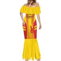 Custom Zimbabwe Cricket Mermaid Dress Go Champions - Wonder Print Shop
