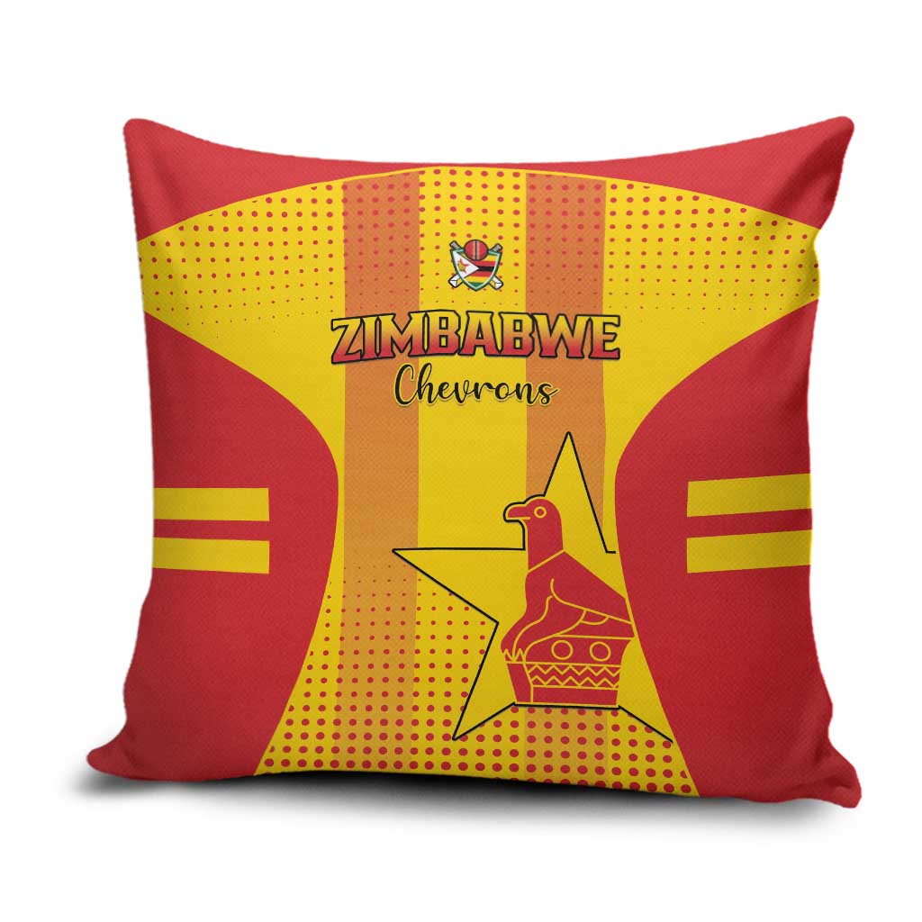 Zimbabwe Cricket Pillow Cover Go Champions - Wonder Print Shop