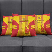 Zimbabwe Cricket Pillow Cover Go Champions - Wonder Print Shop