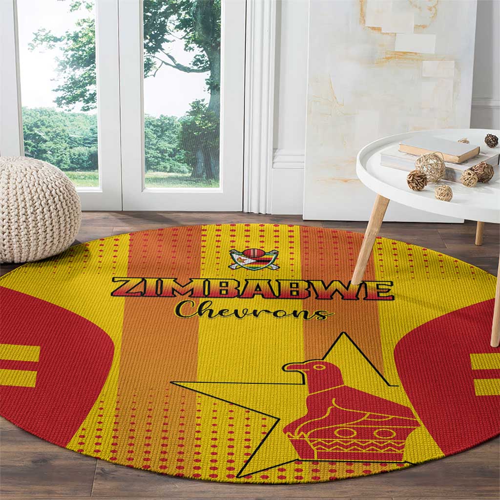 Zimbabwe Cricket Round Carpet Go Champions LT15