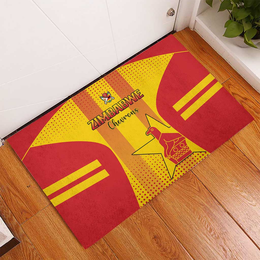 Zimbabwe Cricket Rubber Doormat Go Champions LT15