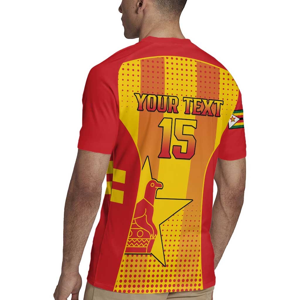 Custom Zimbabwe Cricket Rugby Jersey Go Champions - Wonder Print Shop