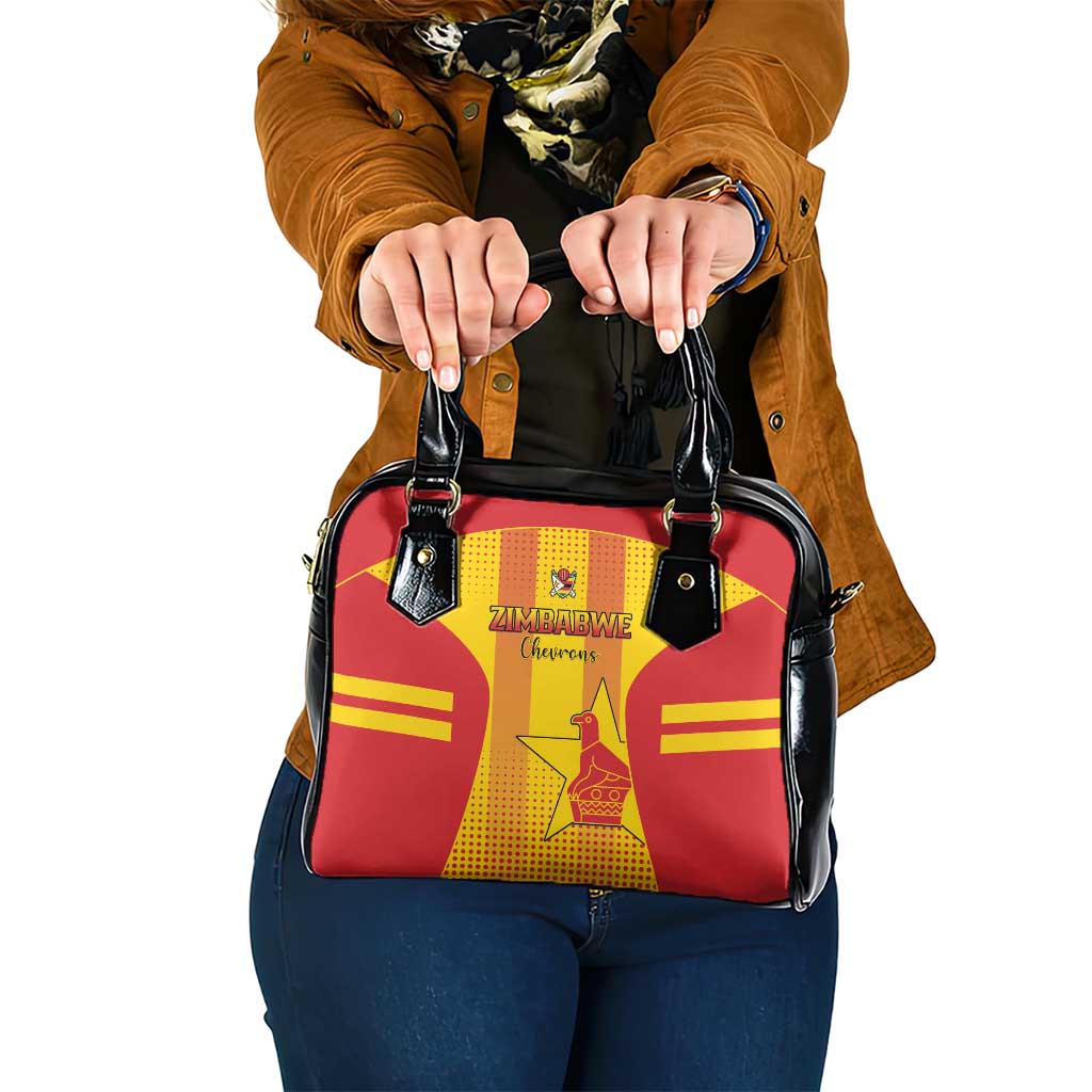 Zimbabwe Cricket Shoulder Handbag Go Champions LT15