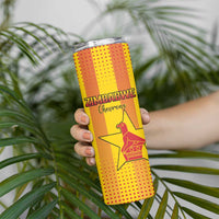 Custom Zimbabwe Cricket Skinny Tumbler Go Champions - Wonder Print Shop