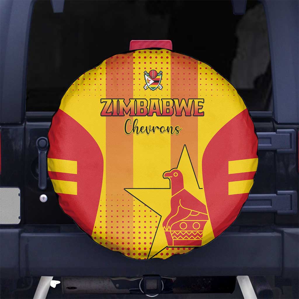 Zimbabwe Cricket Spare Tire Cover Go Champions LT15