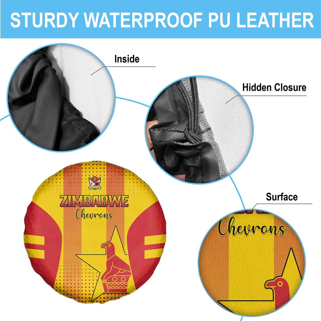 Zimbabwe Cricket Spare Tire Cover Go Champions LT15